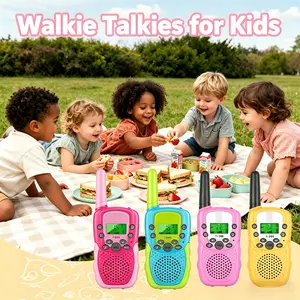 Kids Handheld Walkie Talkie Toys, Portable Multi-Party Communication Intercom Set, Interactive Pretend Play Accessory for Children – Ideal for Indoor-Outdoor Games and Daily Social Training