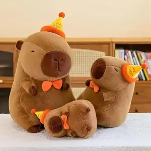 Capybara Plush Toy - Soft Animal Decoration Toy for Home Sofa & Bed, Cute Plush Toy for Pets, Ideal for Valentine's Day Gifts cute  jelly  cat