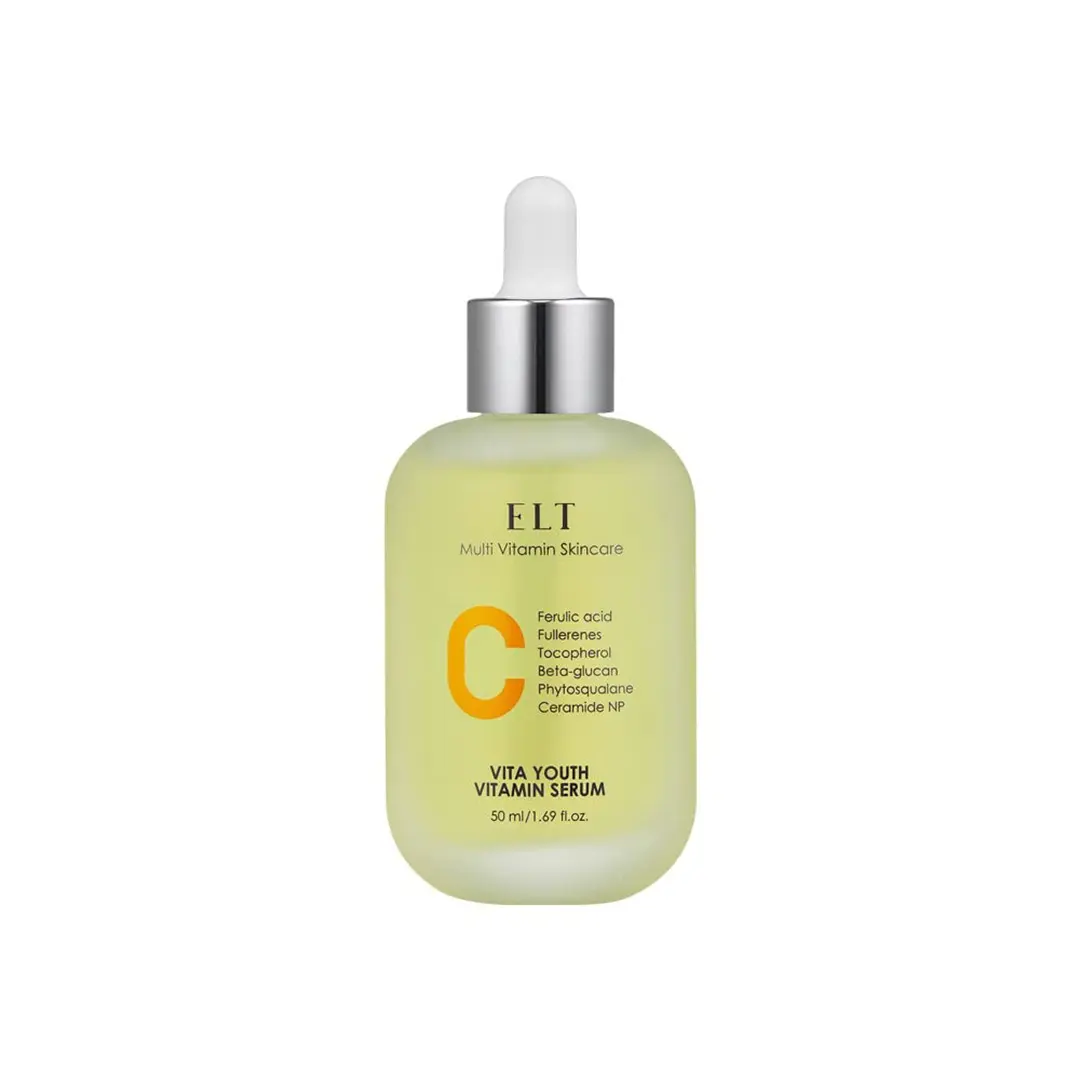 ELT Vita-Youth Vitamin C Face Serum 1.69 fl oz. (50ml) – Korean Antioxidant Serum for Radiant and Smooth Skin
