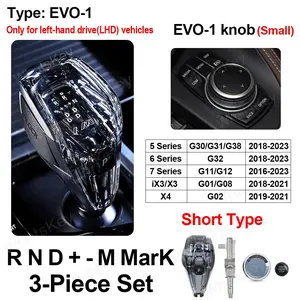 3 Piece Crystal Gear Shift Knob
