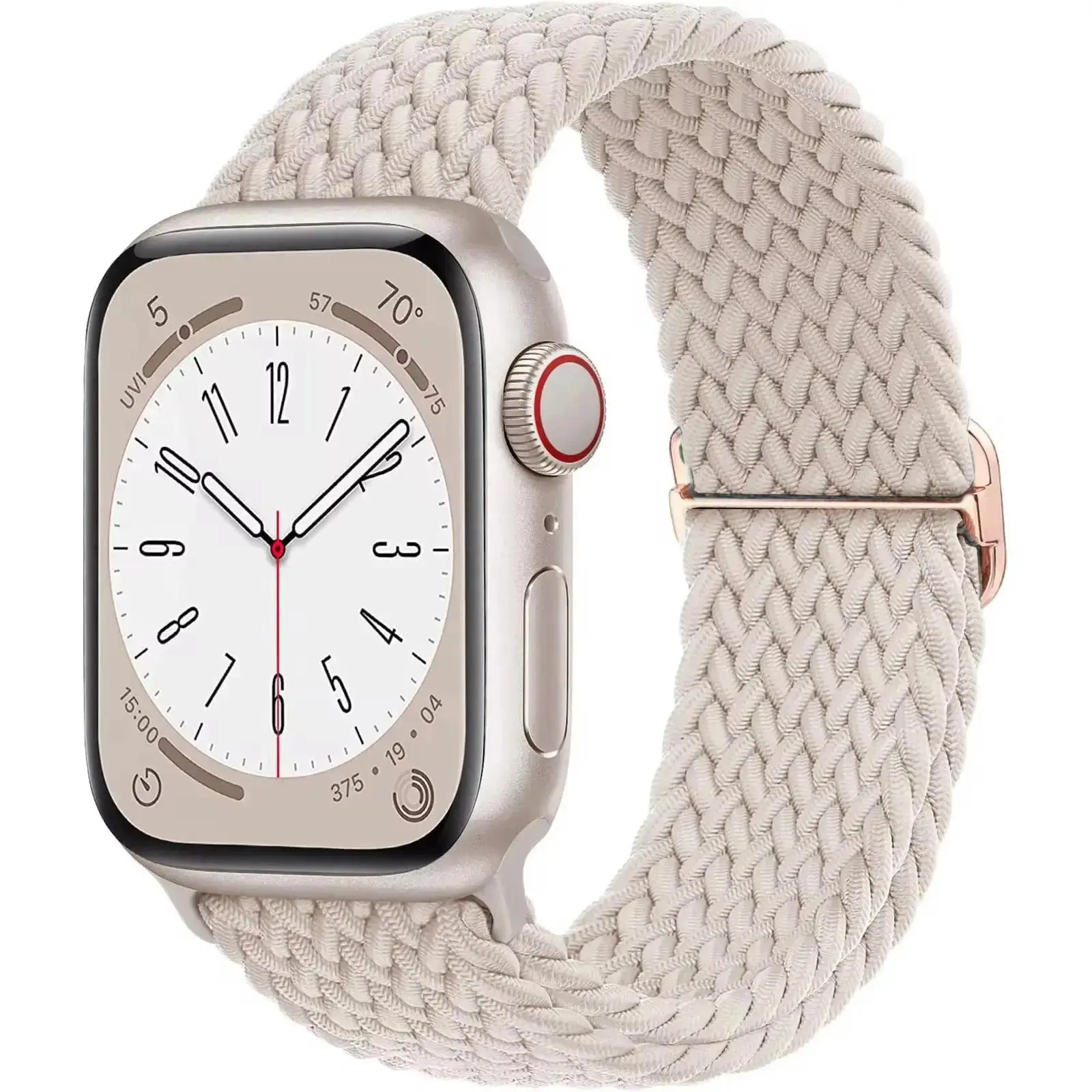 Braided Nylon Apple Watch Band for Women & Men Adjustable Stretchy Solo Loop Strap Soft Breathable Replacement for 38-49mm Ultra SE Series 3-9 Comfortable Fit Workout Daily Wear Braided Nylon Apple Watch Band for Women & Men Adjustable Stretchy Solo Loop Strap Soft Breathable Replacement for 38-49mm Ultra SE Series 3-9 Comfortable Fit Workout Daily Wear