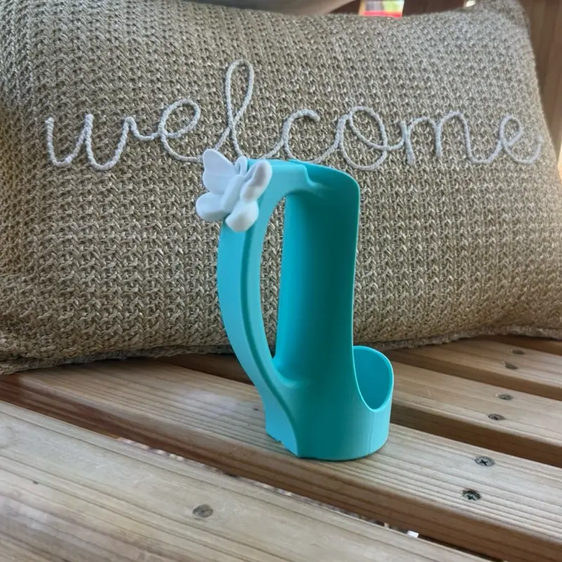 12oz Slim Can Holder w/ Butterfly
