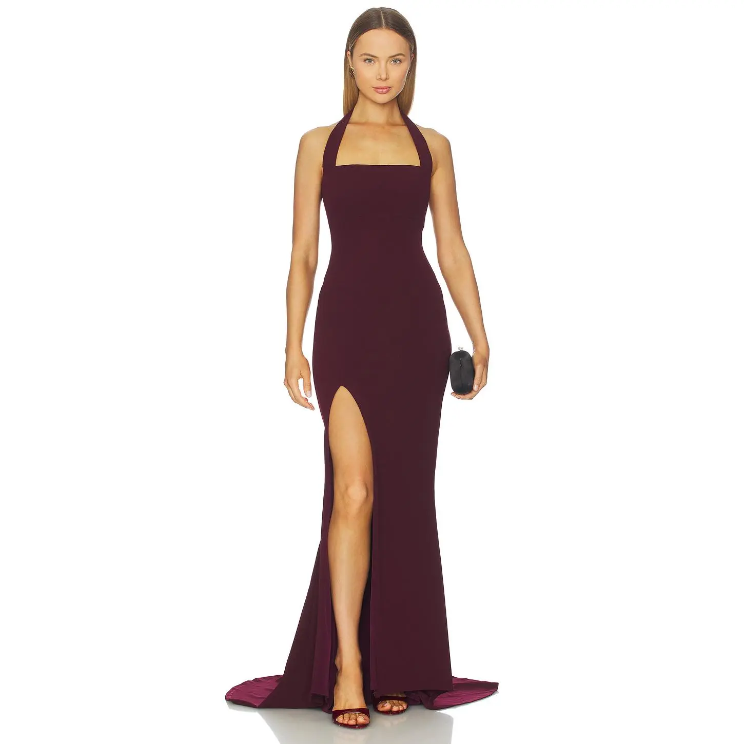 Nookie Boulevard Gown in Wine