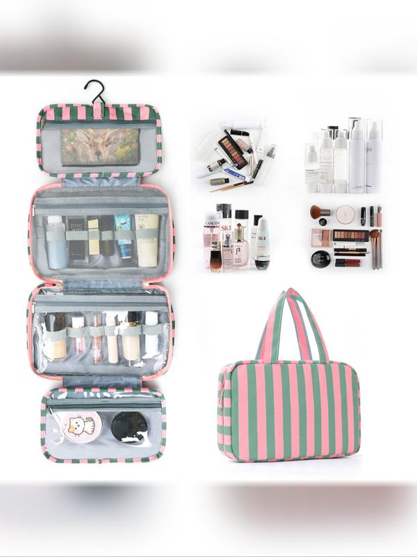 Large Capacity Travel Makeup Bag, Portable Cosmetic Organizer, Dry Wet Separation, Ideal for Daily Use, Perfect Gift Choice, Travel Cosmetic Bags