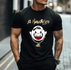 Playera Comando Exclusivo Ghost Makabelico shirt, Short Sleeve Crew Neck T-Shirt, Fitted, Pull On, Casual, Unisex Cotton T-Shirt