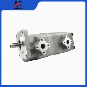 zhengquan HGP-22A-F6/6R HGP-22A-F8/8R Twin-stage gear pump High-pressure hydraulic gear pump Manufacturer – In stock