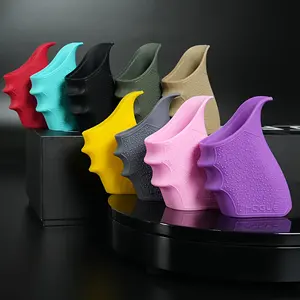 2PCS Tactical Rubber Grips - Holsters for G series (G17G18G22G34G45G19X) etc.- Quick release, comfortable fit, improved accuracy, durable protective sleeve, available in multiple colors - Ideal for outdoor hunting, men's gift, tactical gear accessories