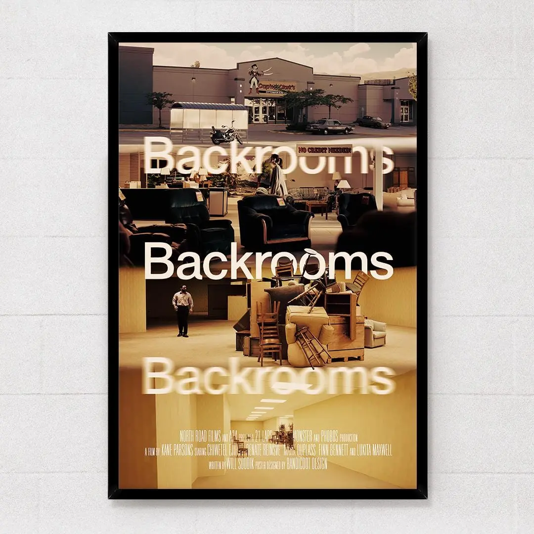 [SALE UP TO 40%][Unframe] Backrooms (2026) Horror Film Poster