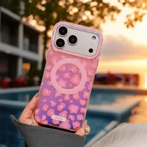 Light & Shadow Macaron MagSafe Phone Case, Full Coverage Shockproof Protective Cover Compatible with IP 15, 16, 17 Pro Max
