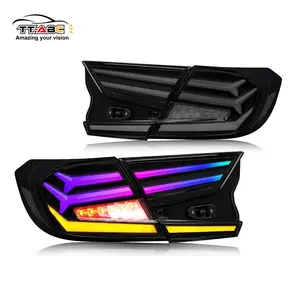TT-ABC RGB Tail Lights Assembly for Honda Accord 2018-2022 10th Gen Rear Lamp Replacement Accessory Upgrade Your Car's Look