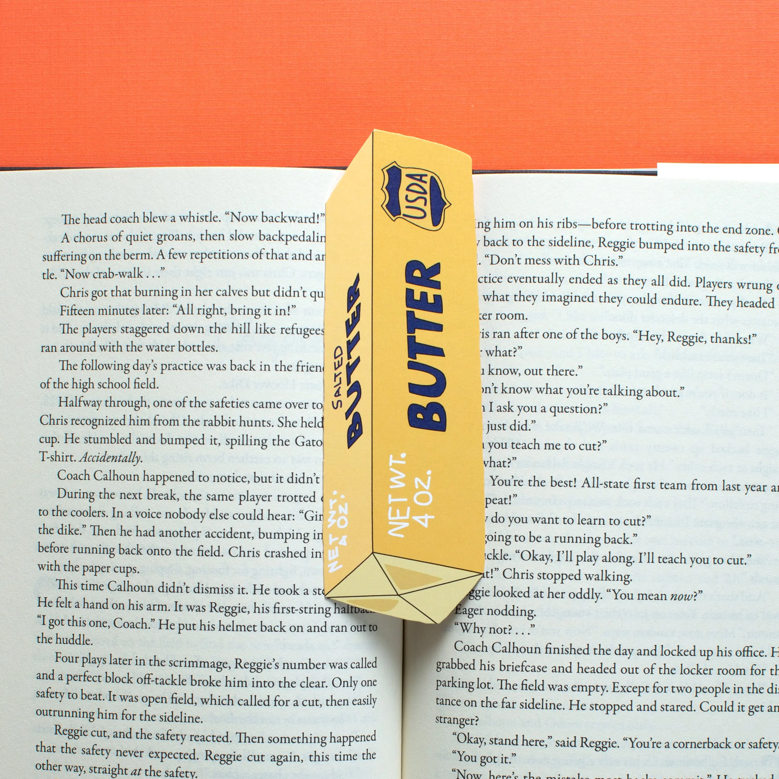 Stick of Butter Bookmark Stick of Butter Bookmark