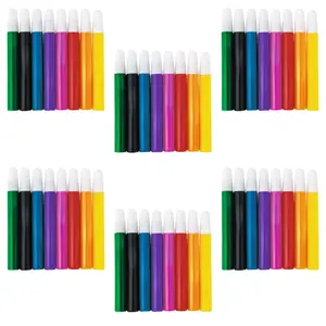 4 3/4" Bulk 72 Pc. 8-Color Everyday Fun Plastic Suncatcher Paint Pens