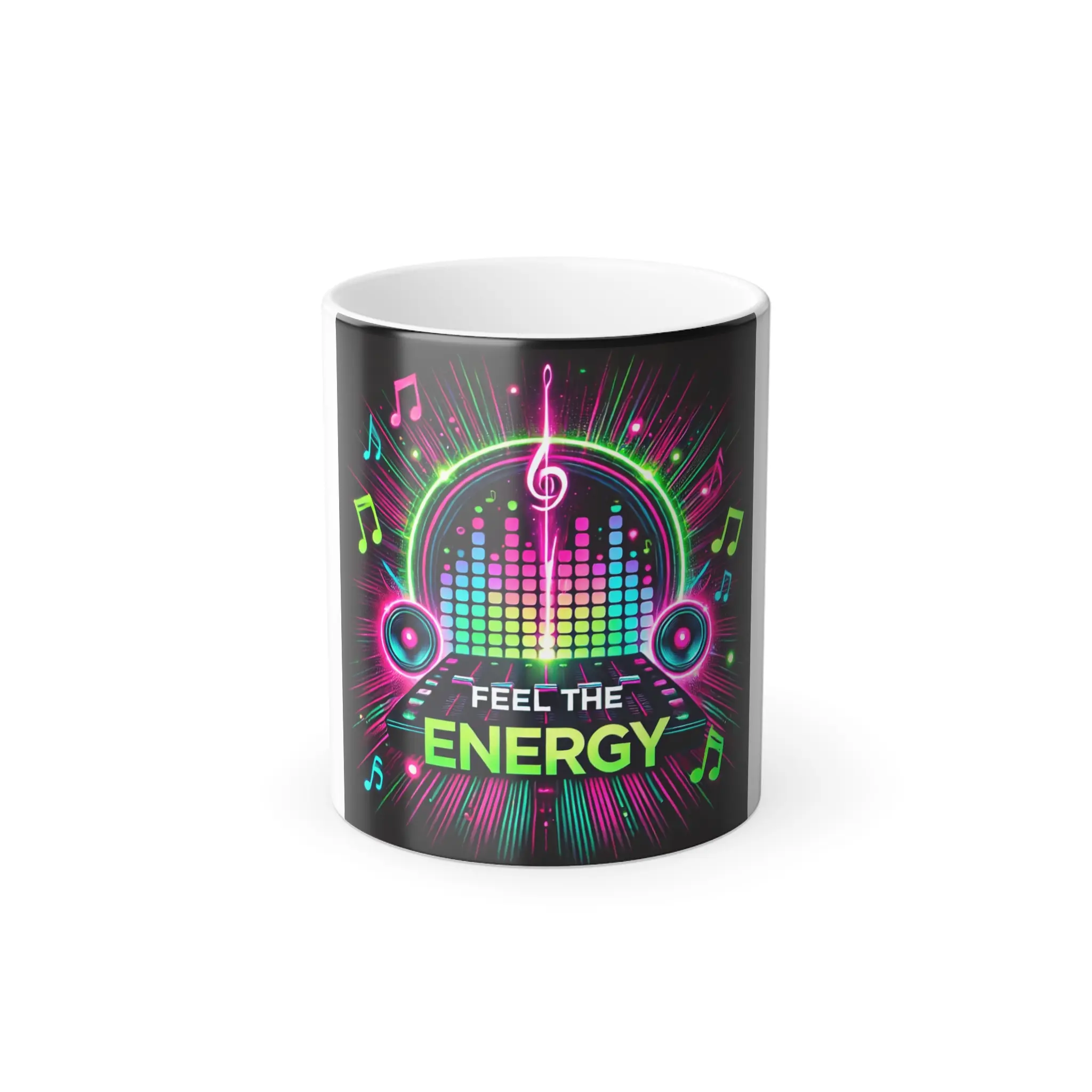 Mug DJ MANIFEST Vibes Color Morphing Mug 11oz - Coffee on the Go Theme