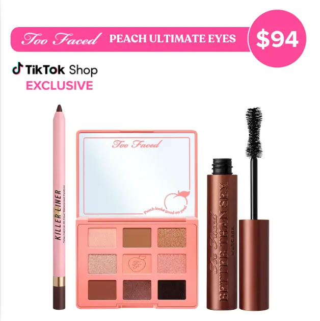 NEW Too Faced Peach Ultimate Eyes