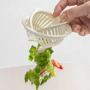 Plastic Easy-Open Drain Strainer, Kitchen & Bathroom Sink Filter Basket, Hair Catcher & Garbage Trapper to Prevent Sewer Blockages