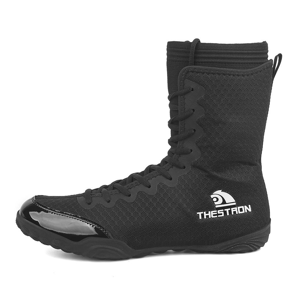 Men’s boxing shoes, wrestling combat boots — non-slip indoor cross-training boots, lightweight athletic boots