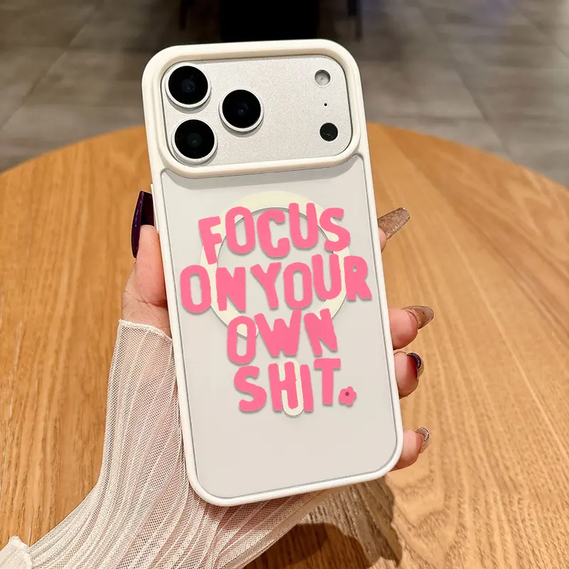 FOCUS ON YOUR OWN SHIT pattern Magnetic Phone Case for iPhone 17 16 15 14 13 12 11 X XS Pro Max Plus Air Thin Anti-Drop Wear-Resistant Mag Safe Phone Case - TikTok Shop FOCUS ON YOUR OWN SHIT pattern Magnetic Phone Case for iPhone 17 16 15 14 13 12 11 X XS Pro Max Plus Air Thin Anti-Drop Wear-Resistant Mag Safe Phone Case - TikTok Shop