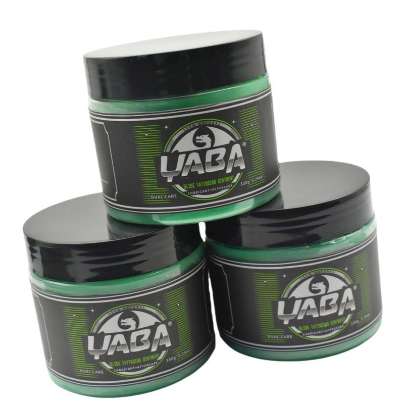 Yaba Green Tattoo Aftercare Ointment for Artists Natural Tattoo Aftercare Cream Lotion 150g/5.29OZ Vegan Cruelty-Free
