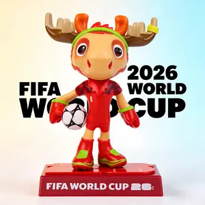World Cup 2026 Maple Figurine Model Trophy Football Souvenir Fan Collectible Gift Desktop Decoration Star Player Dolls & Figurines
