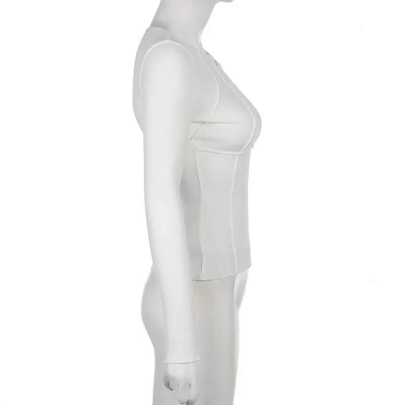 Slim Long Sleeve T-shirt Fashion Solid Color Split Thread Knitted Top Womens Clothing