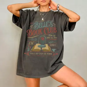 PhillipsAmy Belle's Book Club shirt, Tale As Old As Time Shirt, Beauty And The Beast Shirt, Bookish Belle Tee, Bookworm Tee