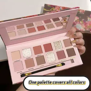 12-Color Eyeshadow Palette | Highly Pigmented & Blendable | Matte & Shimmer | Long-Lasting