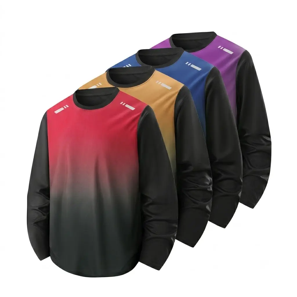 Men's Lightweight Breathable Cycling Jersey | Reflective Color Block Outdoor Top | Casual Cool Performance Activewear