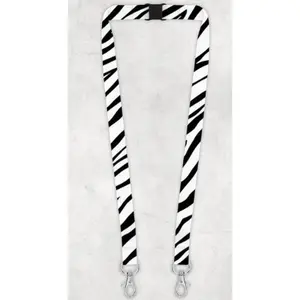 Zebra Print Lanyard