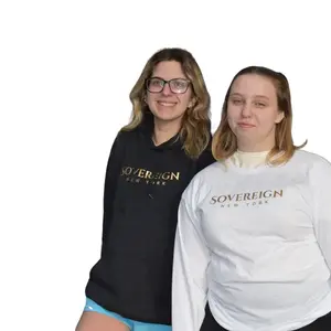 Sovereign New York Unisex Long Sleeve Shirt Cotton White