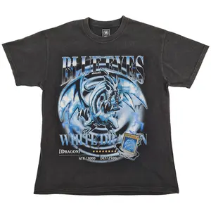 VINTAGE BLUE EYES WHITE DRAGON T-SHIRT