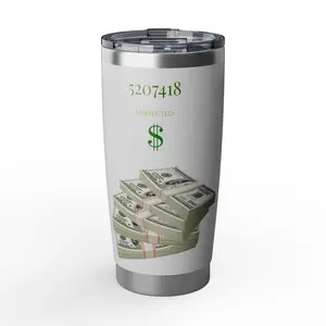Stack of Cash Money graphic Tumbler | Dollar Sign 5207418 | Grabovoi Code | Unexpected Money