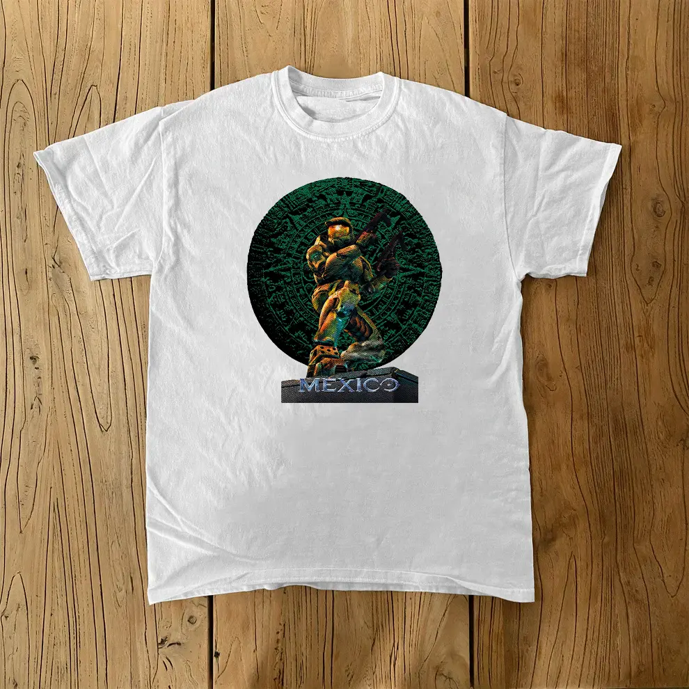 Mexico Soccer X Halo White Tee