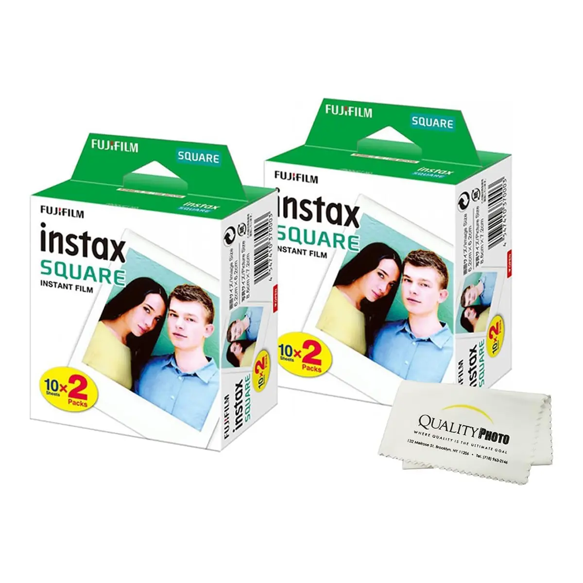 Fujifilm Instax SQUARE Instant Film Value Pack, 40 Exposures