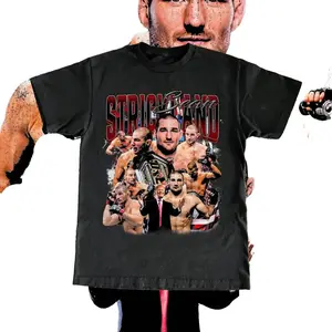 Sean Strickland High Quality T Shirt Fan Custom Vintage Design Shirt, Fashion Cotton, Full Colors, Full Sizes, For Men, For Women