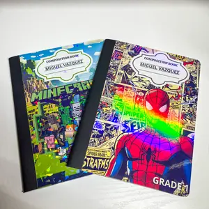 3 Personalized Primary Composition Book - Children Designs (3 for $25) - 3 Customized Notebooks for Primary Students