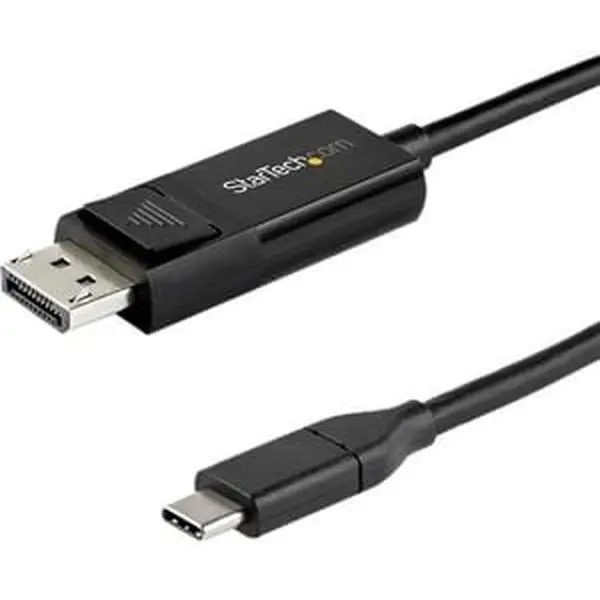 Startech 3.3 ft. USB-C to DisplayPort 1.4 Adapter Cable - Thunderbolt 3 Connector, Audio & Video Accessory for Digital Devices