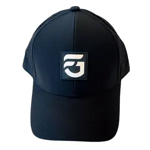 Black FG Curved Bill Snap Back