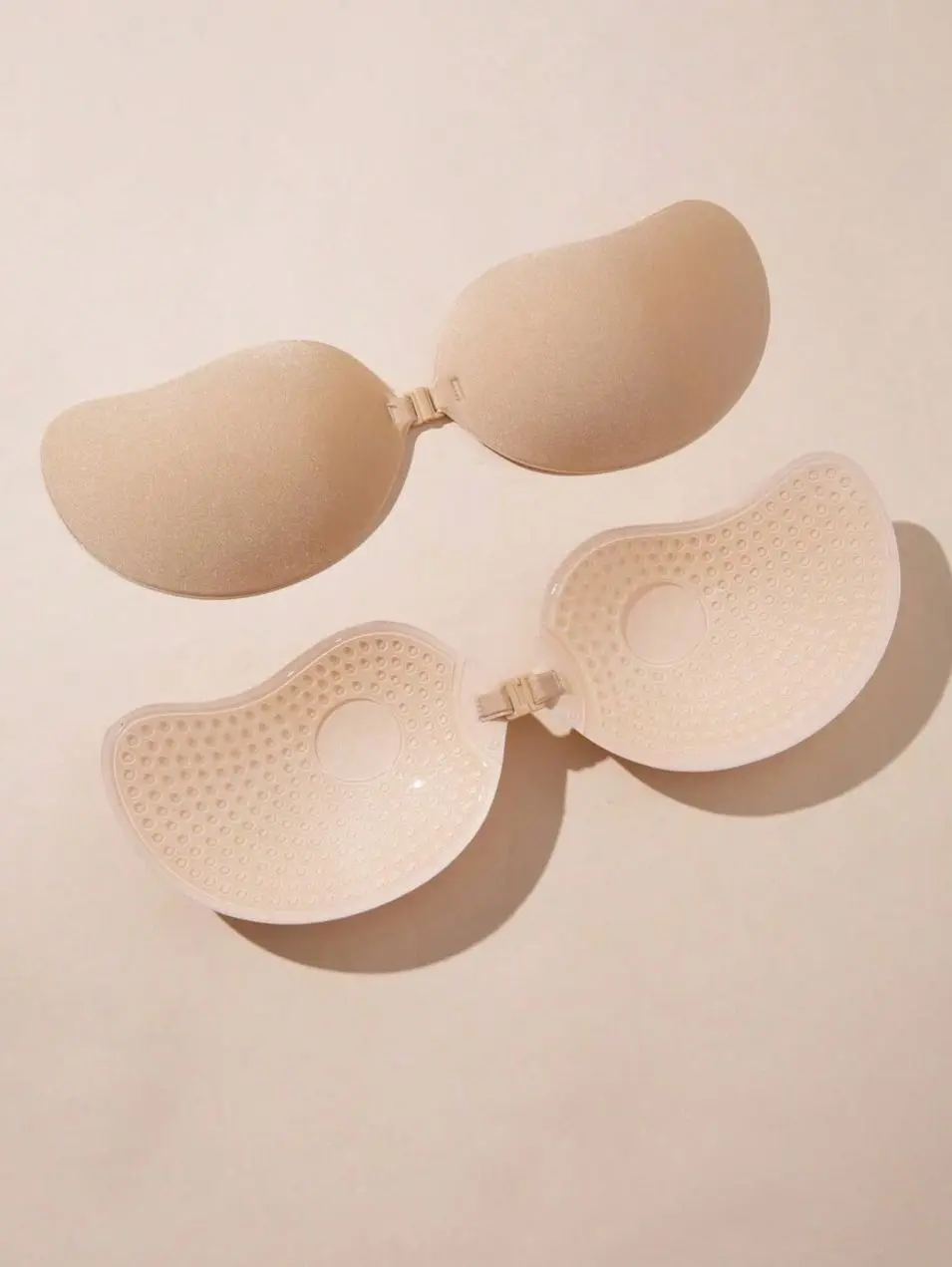 Classic Mango Cup Push-Up Self-Adhesive Breast Pads, Apricot, 1 Pair