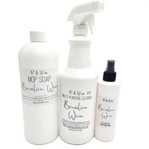 Home Cleaning Day Set Spray Bottle, Multi-Purpose Cleaning Kit with Refillable Sprayer & Microfiber Cloths, All-Purpose Deep Cleaning Solution for Kitchen, Bathroom & Living Room, Essential Housekeeping Supplies