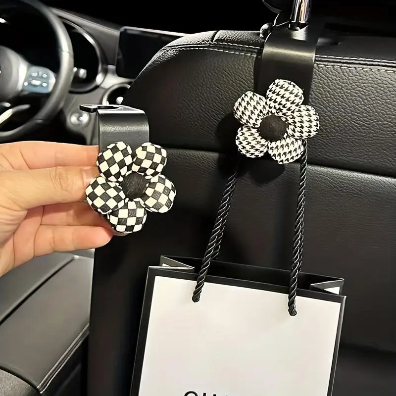 Car Seat Back Hook, 2 Counts Multifunctional Car Seat Back Hanger, Car Interior Accessories for Car Stowing & Tidying, Car Storage Organizers