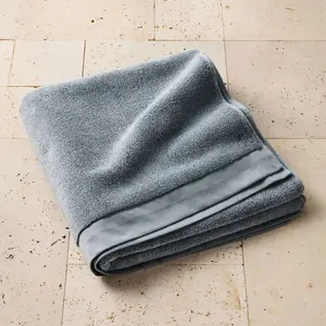Modal Oversize Bath Towel Mineral Blue - Casaluna