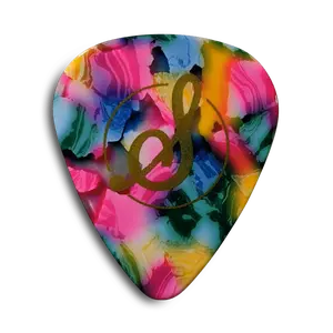 Stringjoy Extra Heavy 1.14mm Mosaic Celluloid Picks - 10 Pack
