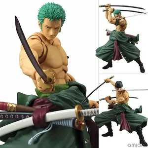 An 18-centimeter PVC action character collection model toy of Ronoya Zoro with movable joints from the anime