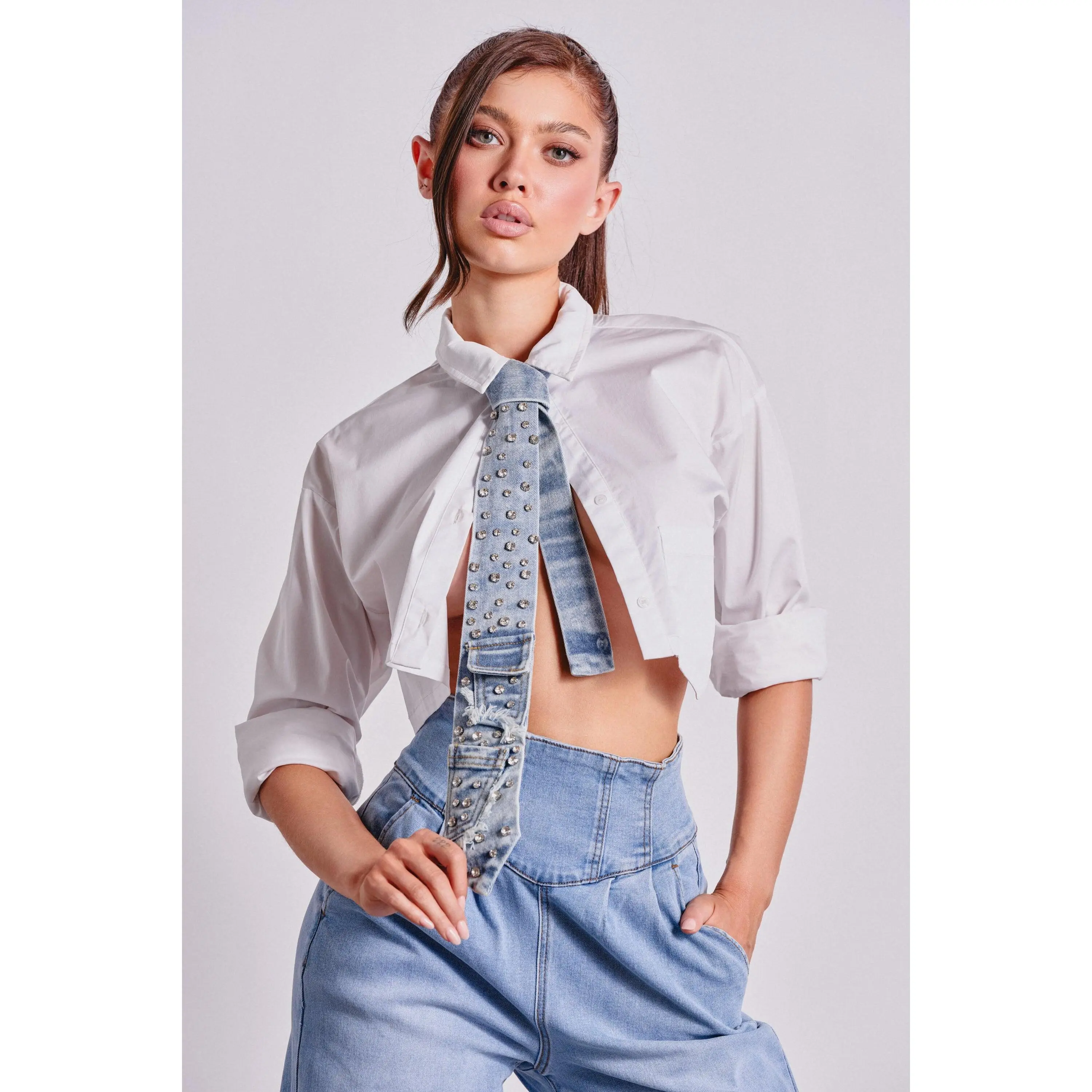 DENIM AND DIAMONDS TIE DENIM AND DIAMONDS TIE
