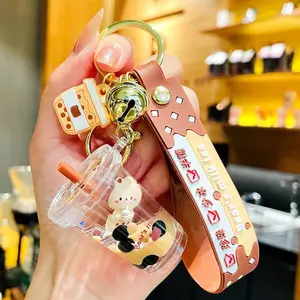 Cute Bubble Tea Keychain