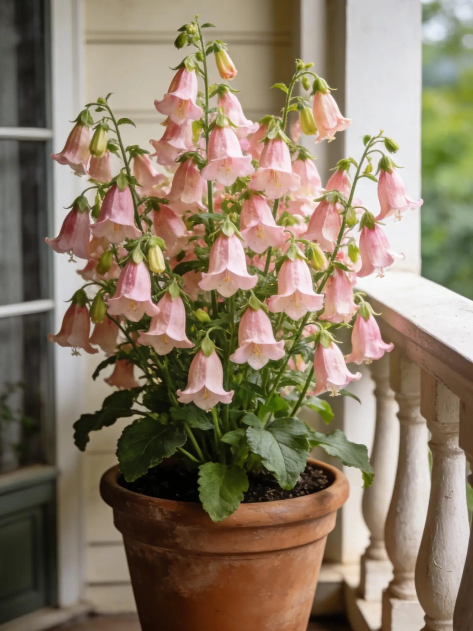 Mixed Color Bellflower Campanula Seeds 1000 PCS, Vibrant Flower Seeds for Outdoor Garden, Pollinator Friendly, Easy to Grow, Seeds Only Not Live Plants