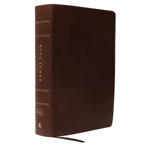 KJV, The King James Study Bible, Bonded Leather, Brown, Red Letter, Full-Color Edition: Holy Bible, King James Version by Thomas Nelson [Leatherbound Book]