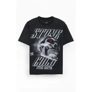 PacSun Men's WWE WrestleMania Stone Cold Professional T-Shirt - Multicolor