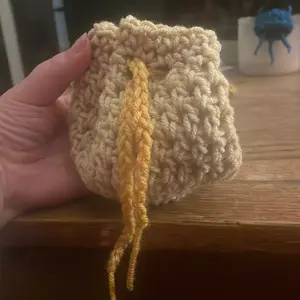 Crochet pouch