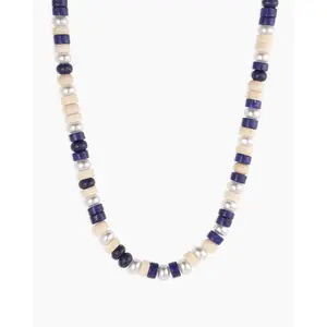 gorjana – Harbor Statement Necklace – 18K Gold-Plated Beaded Necklace – Coastal & Chic – Summer Jewelry & Gift Idea